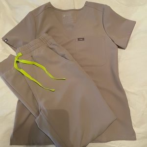 Figs Slate High Waisted Zamora Jogger